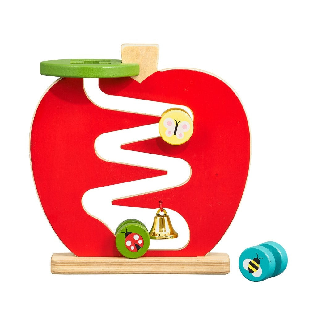 Petit Collage Wooden Apple Run Play Set