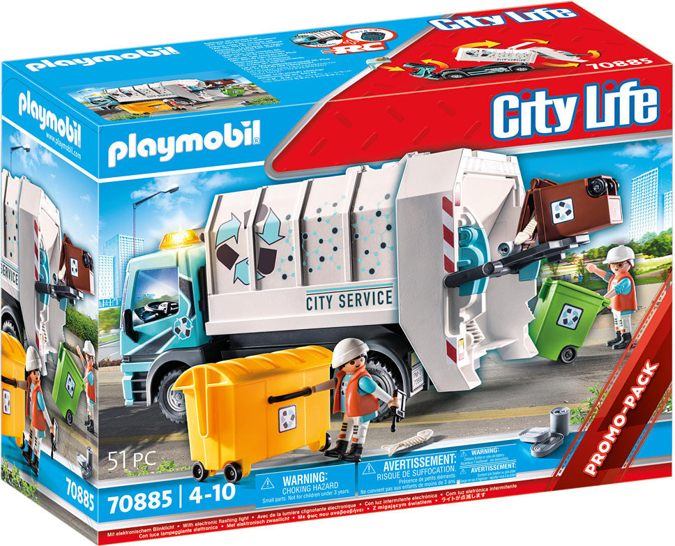 City Recycling Truck