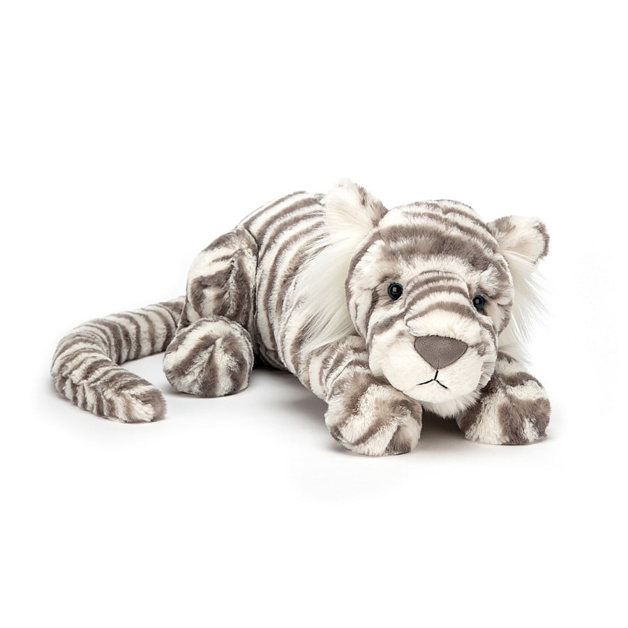 Jellycat Sacha Snow Tiger | Little