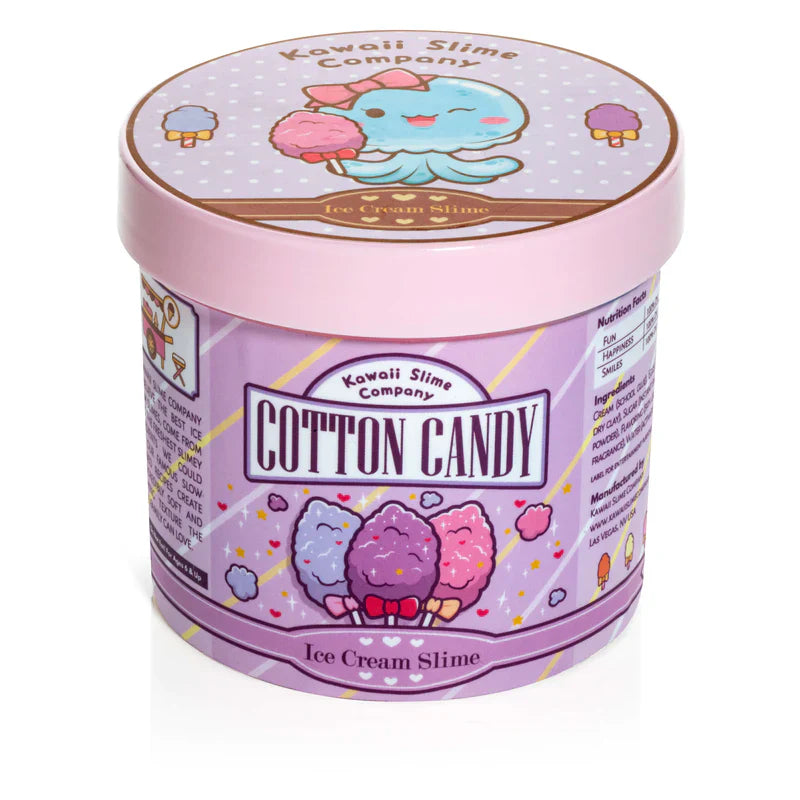 Cotton Candy Scented Ice Cream Pint Slime