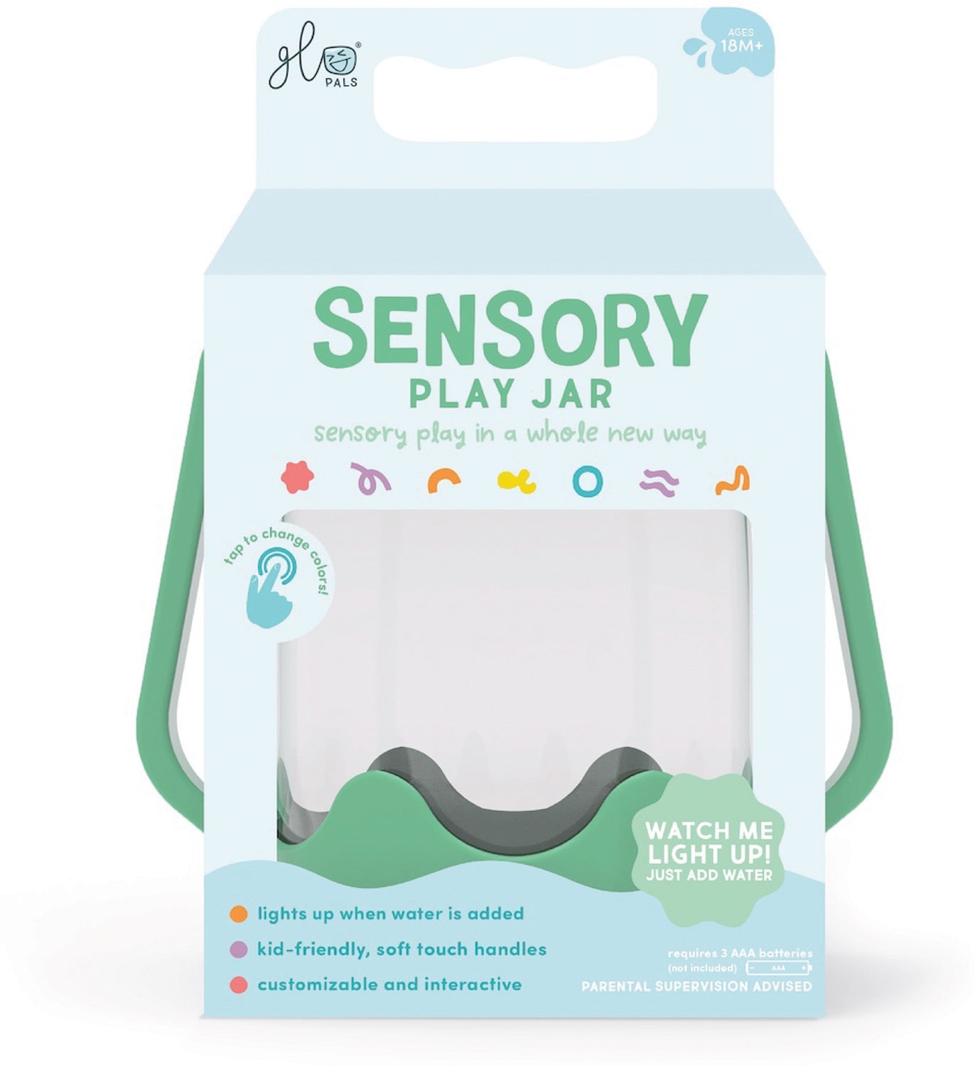 Teal Sensory Play Jar