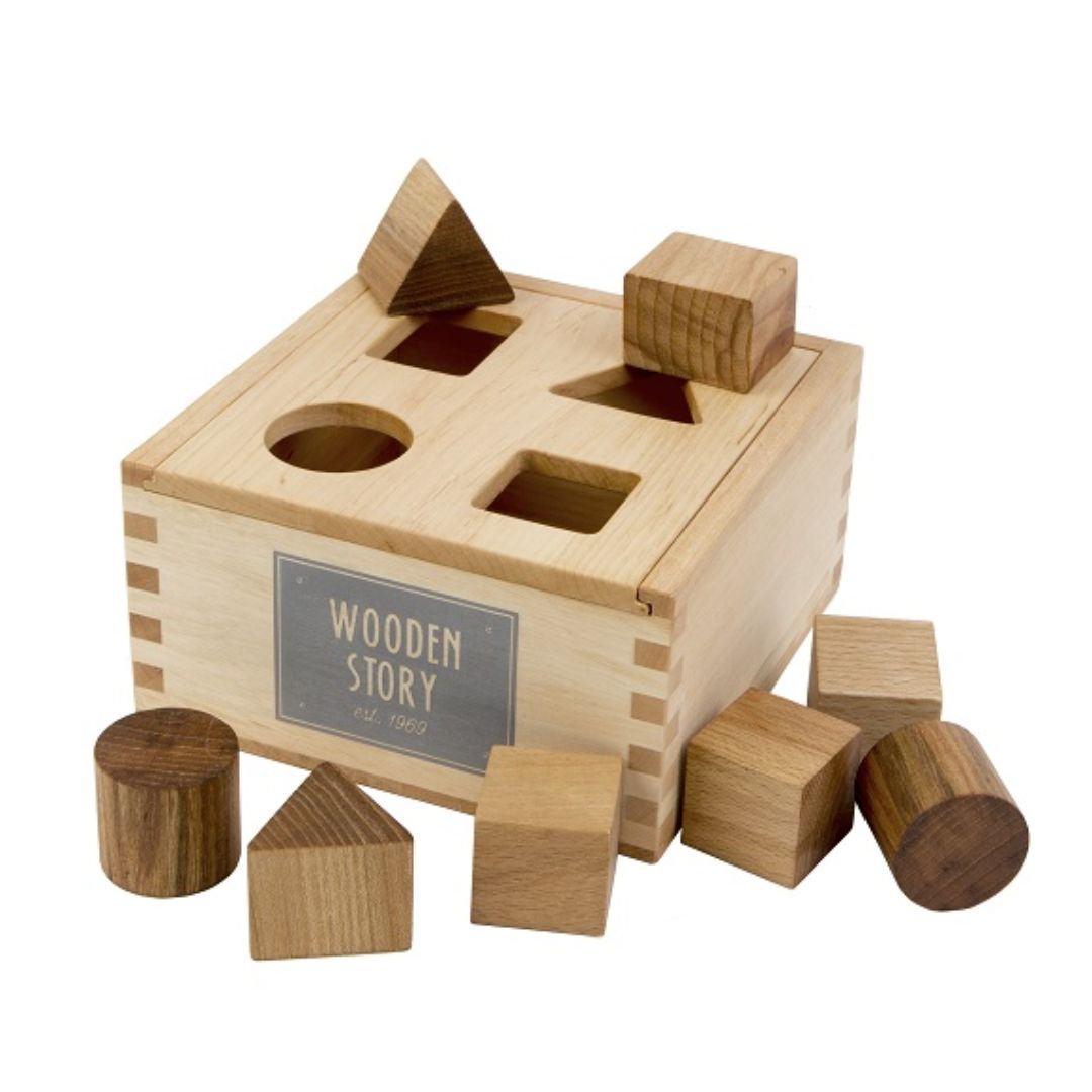 Natural Shape Sorter Box