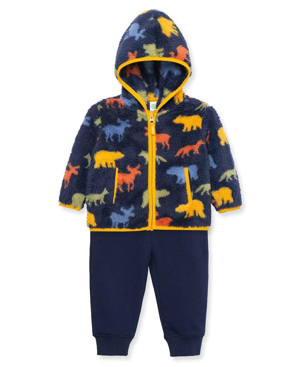 Woodland 3Pc Sherpa Set