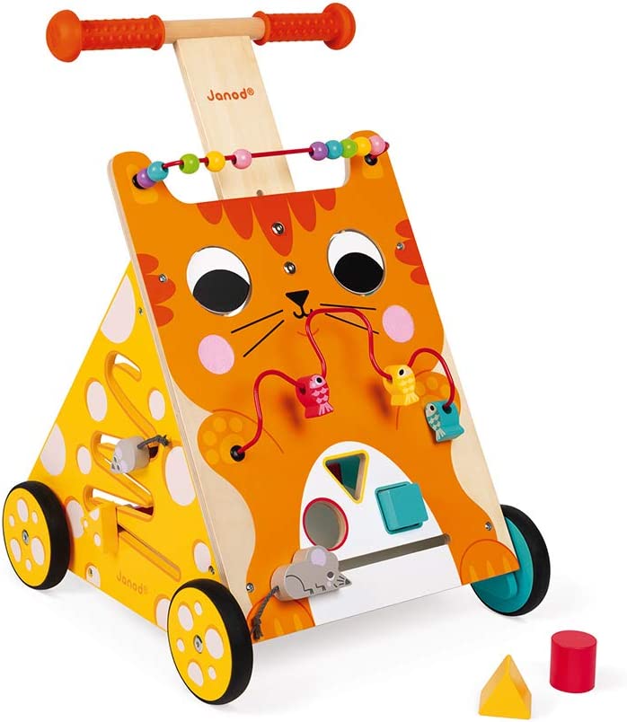 Janod Multi-Activity Cat Baby Walker