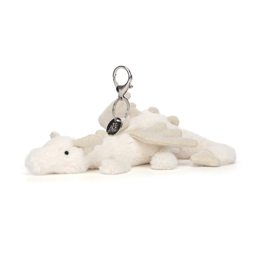 Jellycat Bag Charm | Snow Dragon