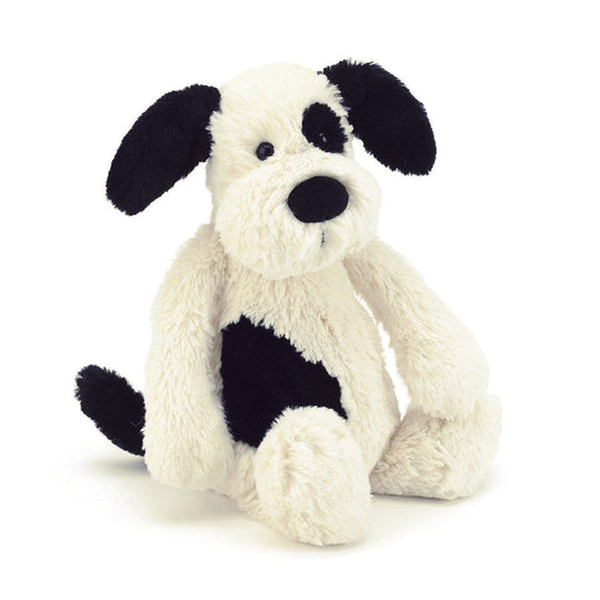 Jellycat Bashful Black & Cream Puppy | Huge