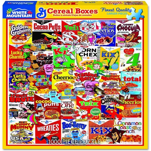 Cereal Boxes 1000pc Puzzle