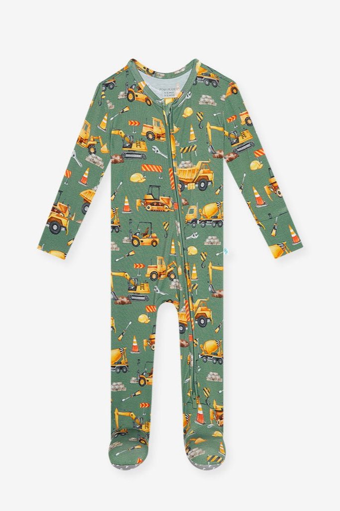 Crawford Footie Zippered One Piece