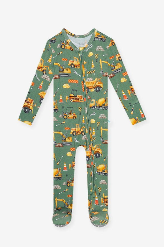 Crawford Footie Zippered One Piece