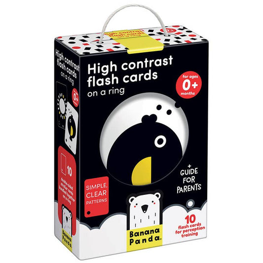 Banana Panda High Contrast Flash Cards for Newborns