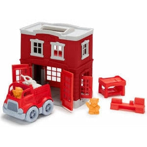 Green Toys Fire Station Playset