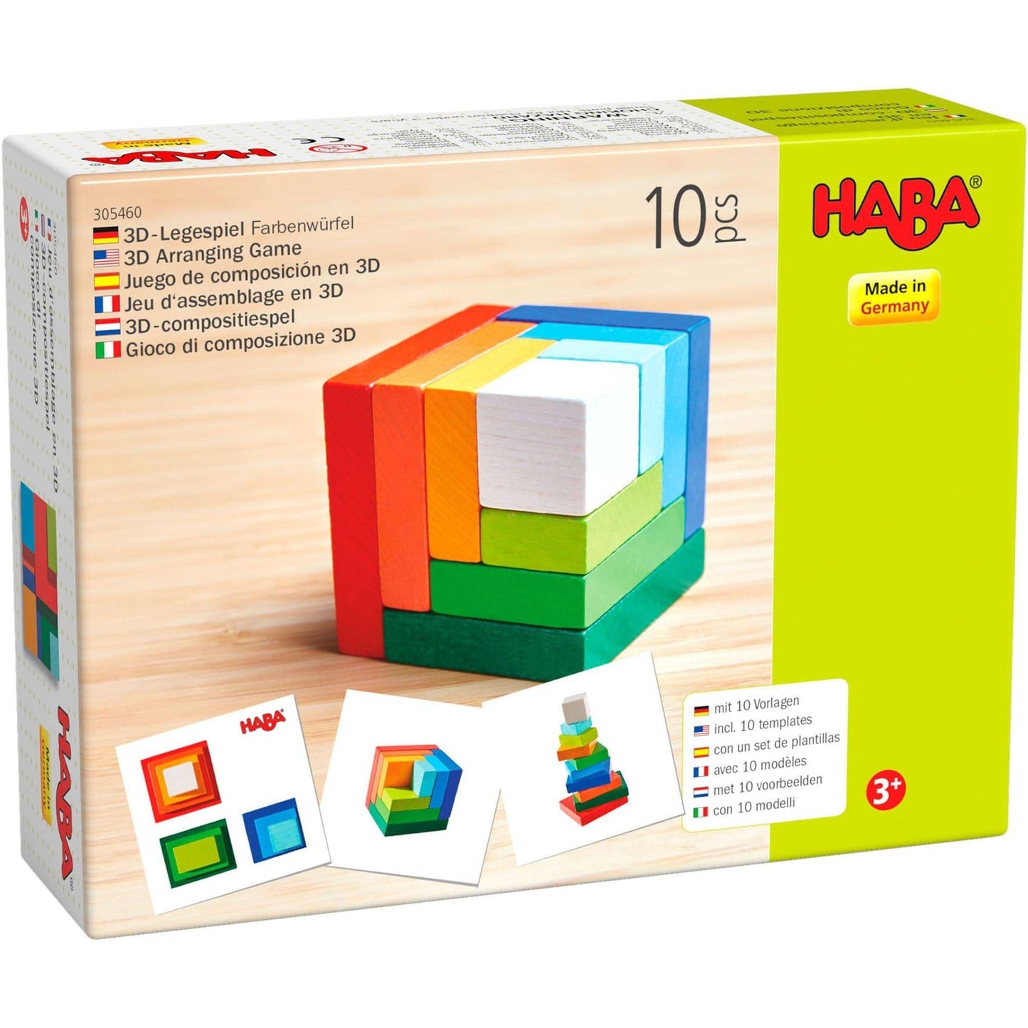 Haba 3D Rainbow Cube Arranging Game