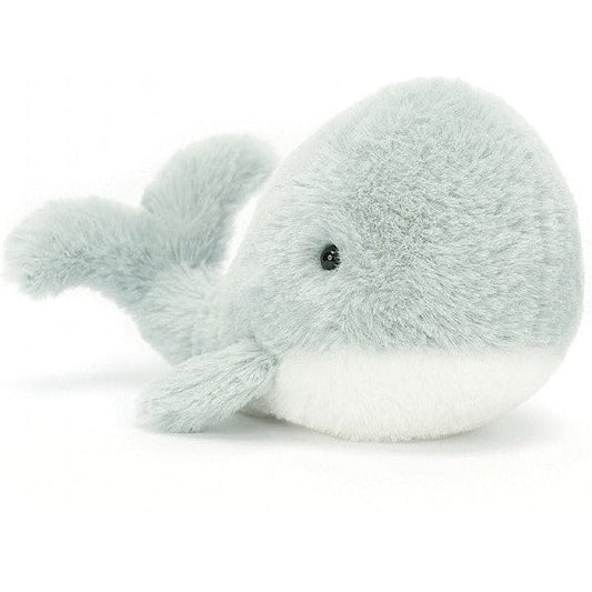 Jellycat Wavelly Whale Grey