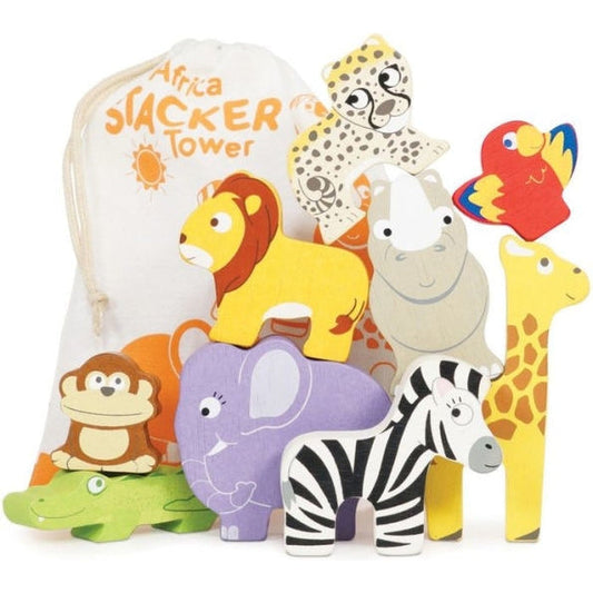Le Toy Van Wooden Africa Stacker