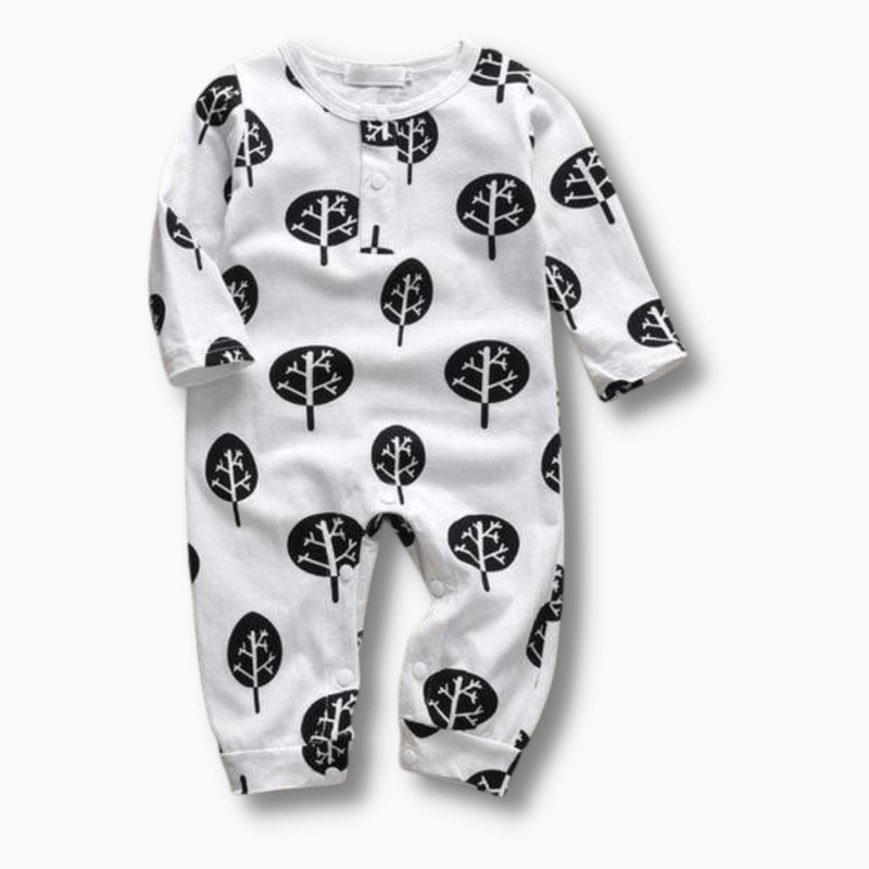 Cartoon Baby Print Romper