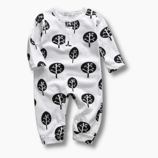 Cartoon Baby Print Romper