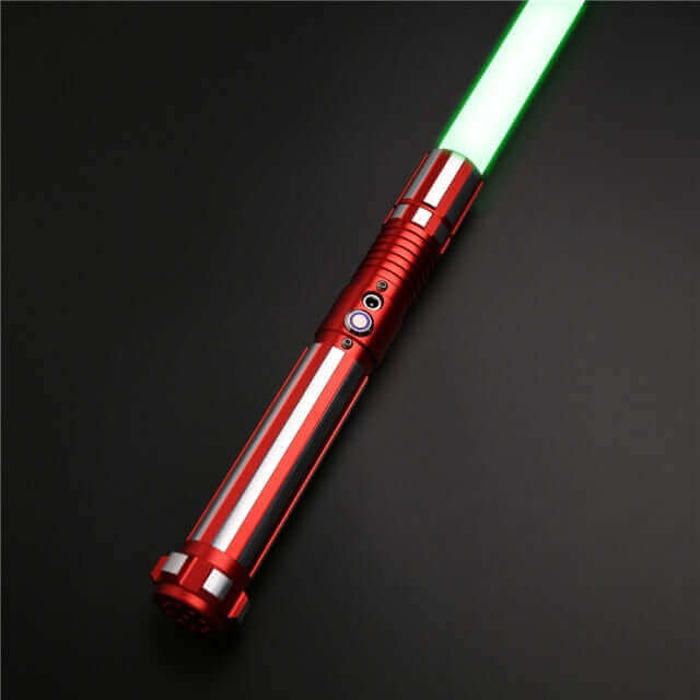RGB Lightsaber with Heavy-Duty Metal Handle by Kidstoylover - 12 Color Options, 10 Sound Fonts, Force FX, Blaster Effects - Perfect Gift for Kids | Laser Sword Toy