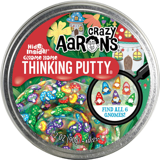 Hide Inside! Gnome Home  4" Thinking Putty