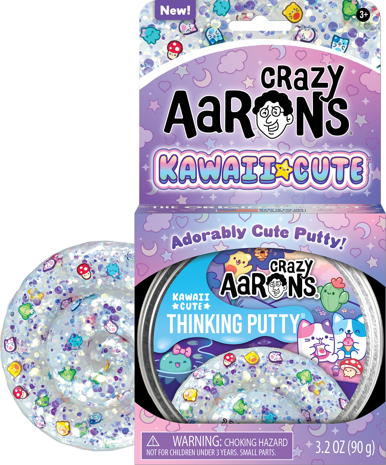 Kawaii Cute 4" Thinking Putty Tin