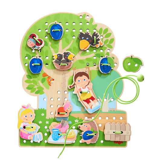 Haba Orchard 31 Piece Threading Game