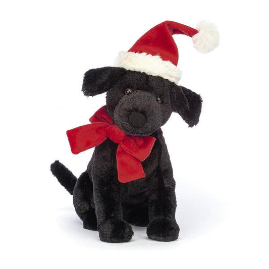 Jellycat Winter Warmer Pippa Black Labrador