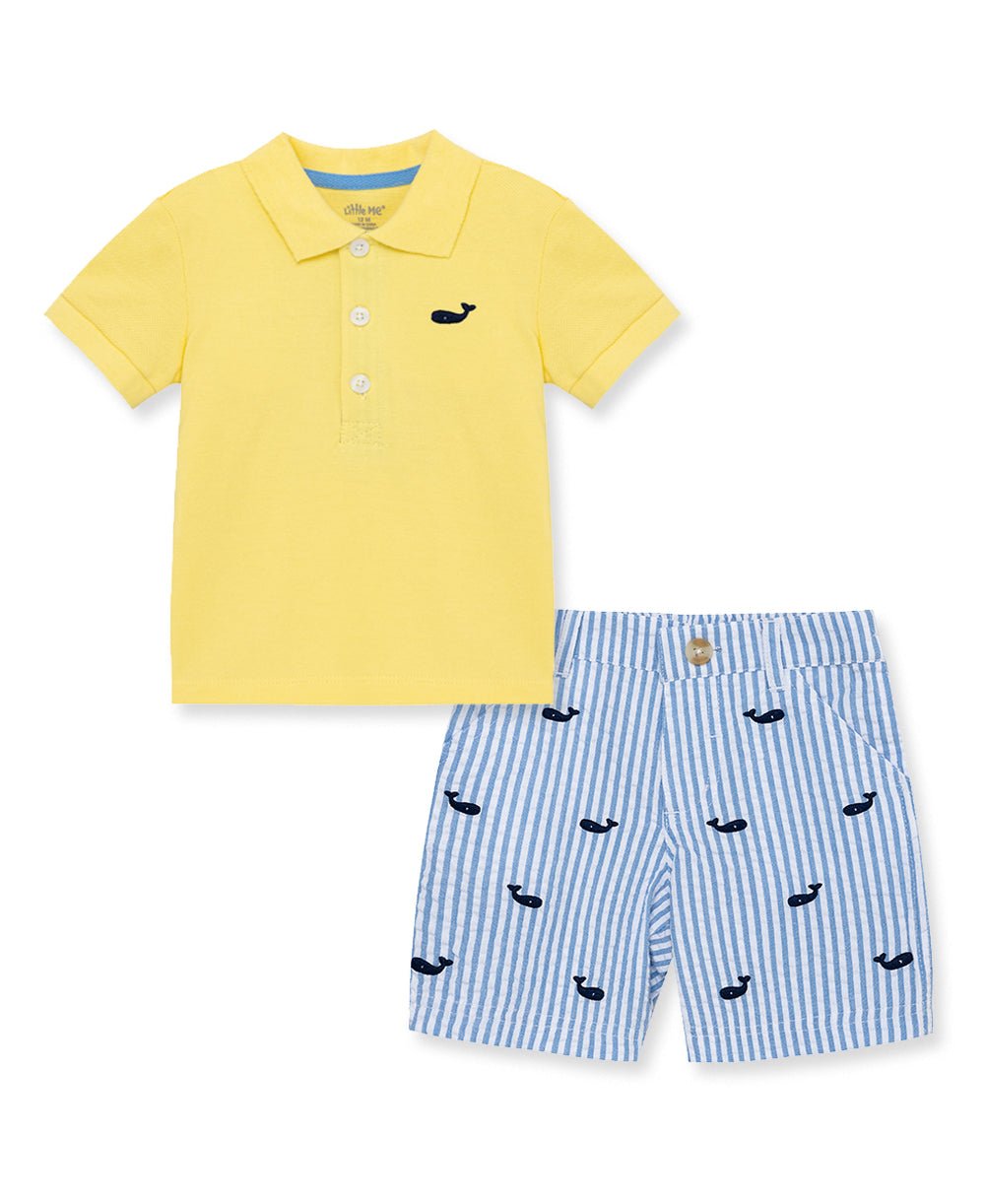Whale Polo Short Set